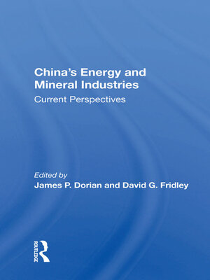 cover image of China's Energy and Mineral Industries